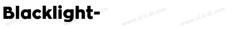 Blacklight字体转换