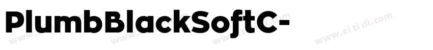 PlumbBlackSoftC字体转换