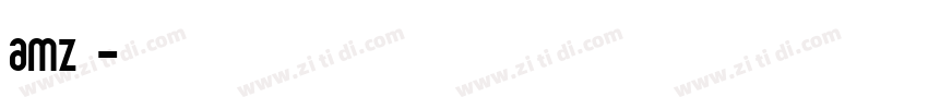 amz筑紫字体转换
