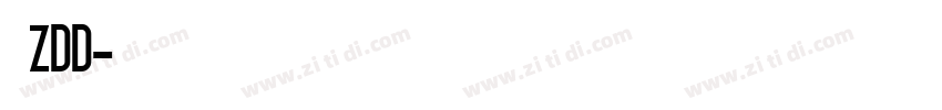 宋黑ZDD字体转换