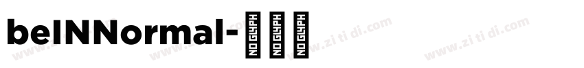 beINNormal字体转换