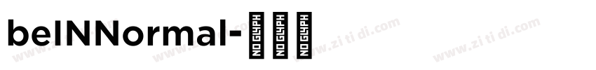 beINNormal字体转换