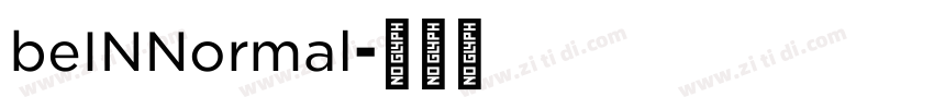 beINNormal字体转换