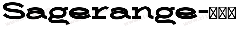 Sagerange字体转换