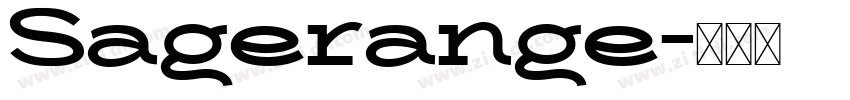 Sagerange字体转换