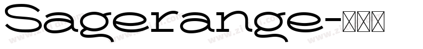 Sagerange字体转换