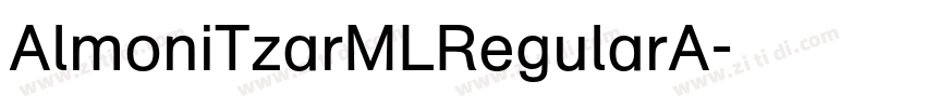 AlmoniTzarMLRegularA字体转换