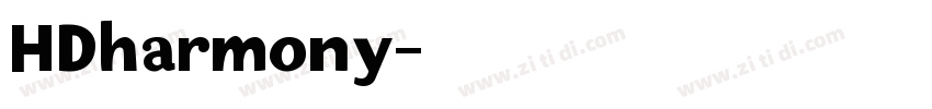 HDharmony字体转换