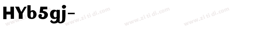 HYb5gj字体转换