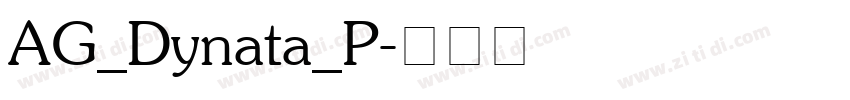 AG_Dynata_P字体转换