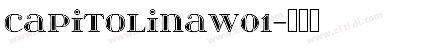 CapitolinaW01字体转换