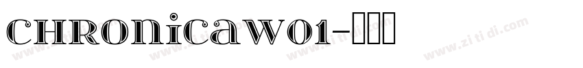 ChronicaW01字体转换