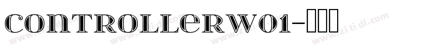 ControllerW01字体转换