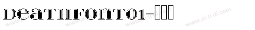 DEATHFONT01字体转换