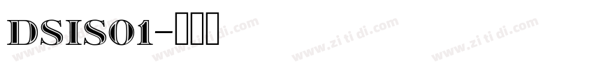 DSIS01字体转换