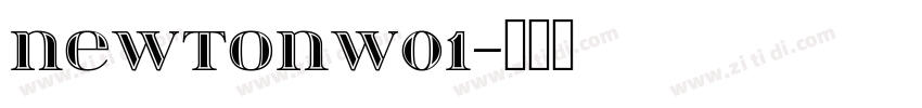 NewtonW01字体转换