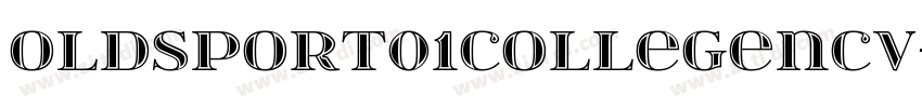 OLDSPORT01COLLEGENCV字体转换