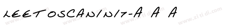 LeeToscanini7字体转换