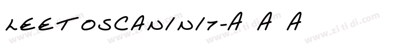 LeeToscanini7字体转换