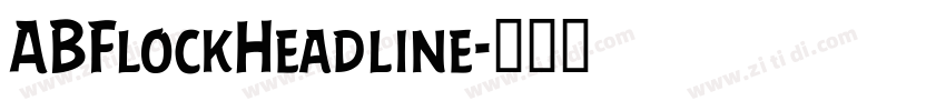 ABFlockHeadline字体转换