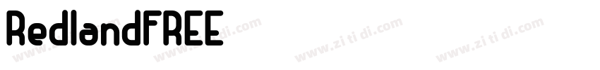 RedlandFREE字体转换