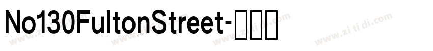 No130FultonStreet字体转换