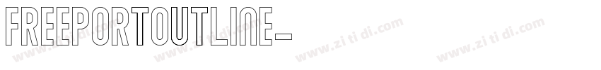 FreeportOutline字体转换