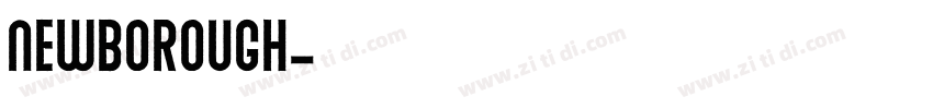 Newborough字体转换