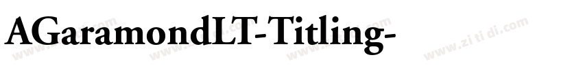 AGaramondLT-Titling字体转换