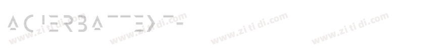 AcierBATText字体转换