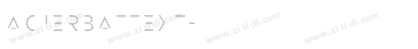 AcierBATText字体转换