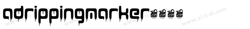 adrippingmarker字体转换