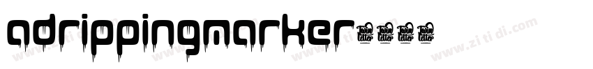 adrippingmarker字体转换