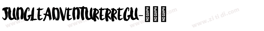 JungleAdventurerRegu字体转换