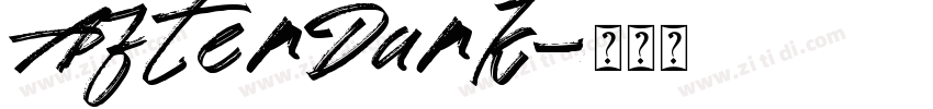 AfterDark字体转换