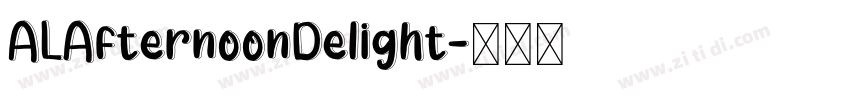 ALAfternoonDelight字体转换