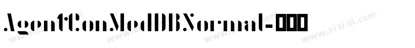 AgentConMedDBNormal字体转换
