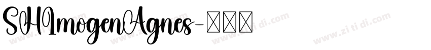 SHImogenAgnes字体转换