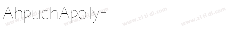 AhpuchApolly字体转换