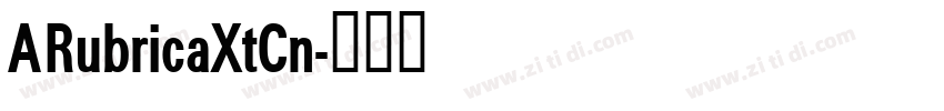 ARubricaXtCn字体转换