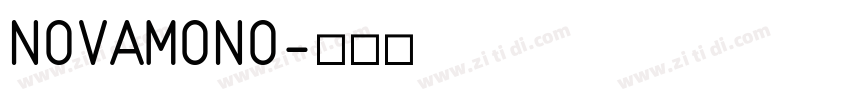 NOVAMONO字体转换