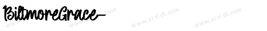 BiltmoreGrace字体转换
