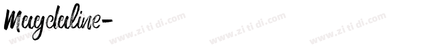 Magdaline字体转换