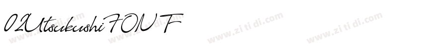 02UtsukushiFONT字体转换
