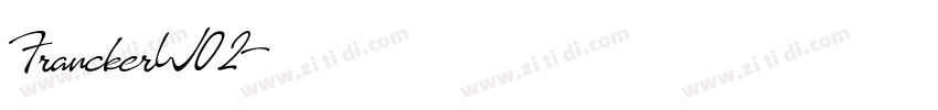 FranckerW02字体转换