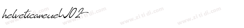 helveticaneueW02字体转换