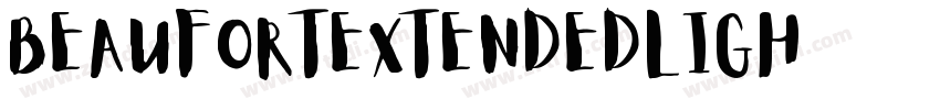 BeaufortExtendedLigh字体转换