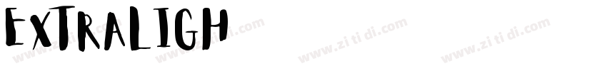 ExtraLigh字体转换