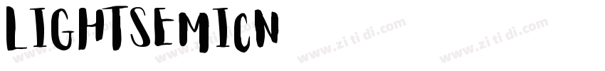 lightsemicn字体转换