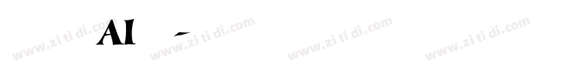 格拉瑟模板AI光滑字体转换